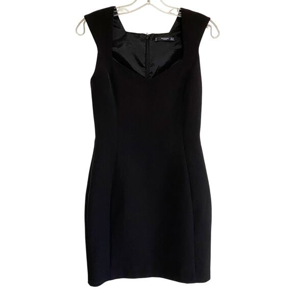 Mango Basics Sweetheart Little Black Cocktail Dress- XS - Picture 7 of 14
